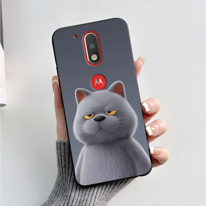 Case for Motorola Moto G4 / Moto G4 Plus / Moto G4 Play Back Cover Fashion Marble Silicone Soft TPU Protective Phone Cases Coque