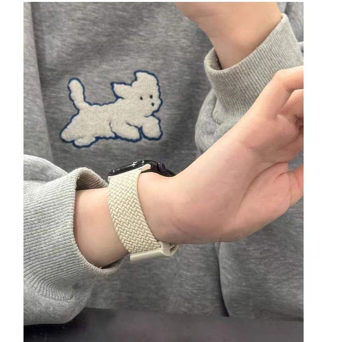 20mm Nylon Loop Child Smartwatch Wrist Band Watchband For Xplora X6 Play Kids Smart Watch Strap Wristband Bracelet Accessories