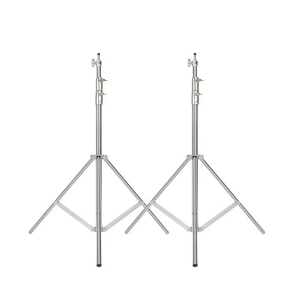 2.9M Tripod Super Stable Big Tripod Foldable Light Stand Lifting Frame Wheels Photography Softbox Photo Studio Stainless Steel