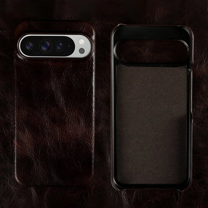 ZWW Genuine Leather Case for Google Pixel 10 Pro 9Pro 8Pro 6A 6Pro 7Pro Vintage Phone Cases Capa Back Coque Shell Carcasa