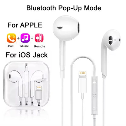 In-Ear Wired Earphones For Apple iPad iPhone 15 11 12 13 14 16 17 Pro Max TypeC Headphones Laptops Tablet 3.5mm Earphones