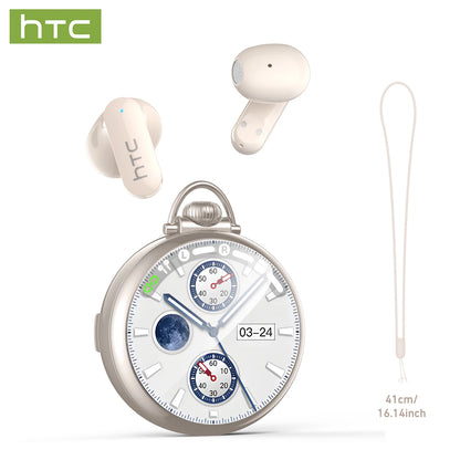 HTC NE71 True Wireless Earbuds ANC Noise Cancelling Bluetooth 6.0 22H Playtime In-Ear Comfort Gaming Low Latency