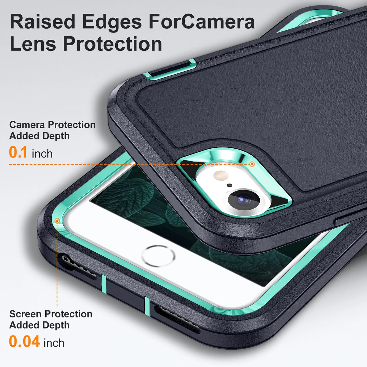 for iPhone SE 2022 6 7 8 Plus X Case [Military Grade Drop Protection][Non-Slip] Full Body Heavy Duty Shockproof Phone Case Cover
