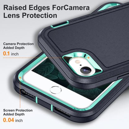 for iPhone SE 2022 6 7 8 Plus X Case [Military Grade Drop Protection][Non-Slip] Full Body Heavy Duty Shockproof Phone Case Cover