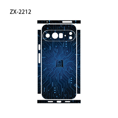 Skin Wrap Sticker for Google Pixel 10 9 8 7 6 Pro Back Screen Protector Film Cover Case Macaroon Wrap Matte Sticker