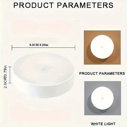 6pcs motion sensor night light-wireless LED detector light for bedrooms, stairs, closets and room decoration- wall lights