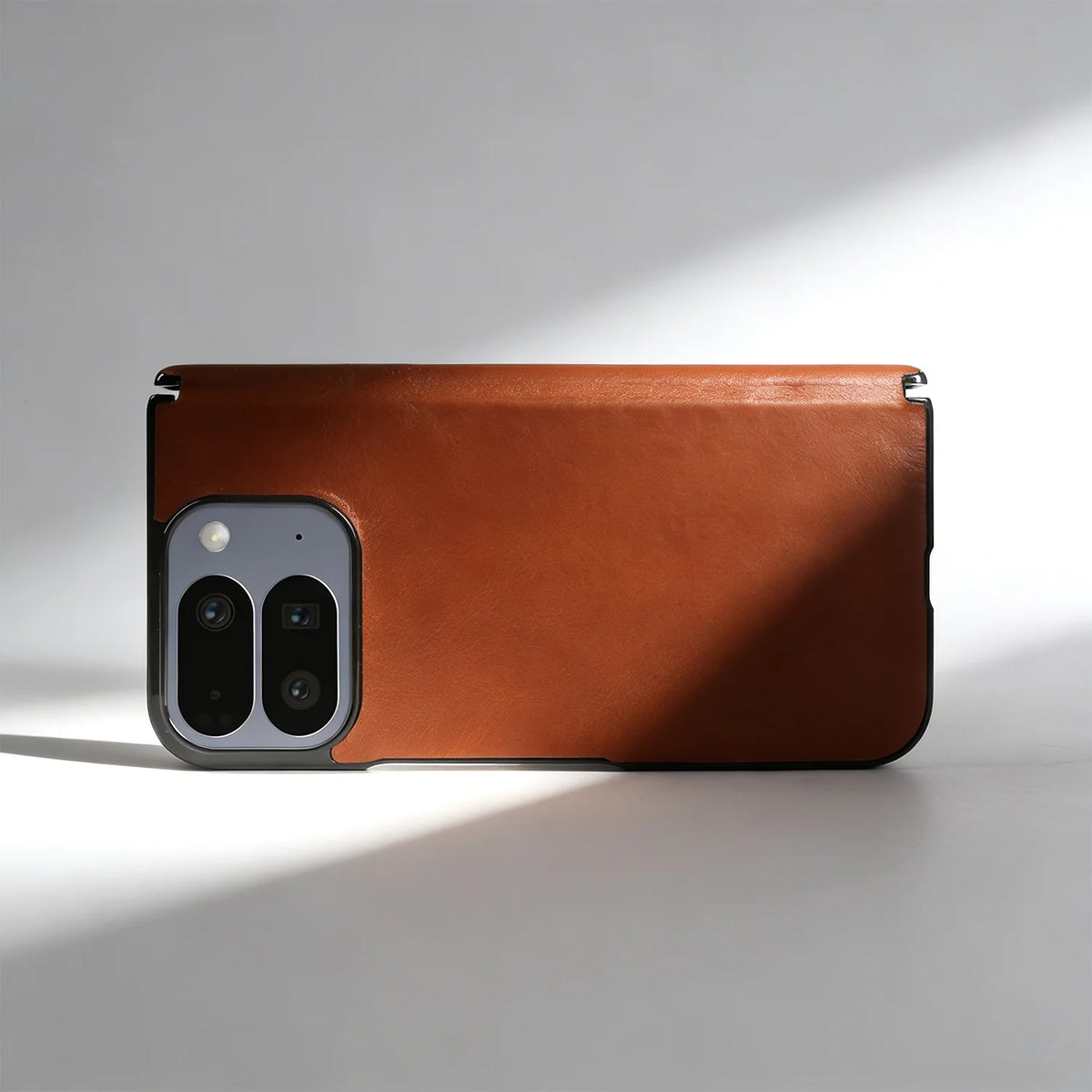 Luxury Genuine Leather Case for Google Pixel 11 Pro Fold 10Pro Fold Oil Wax Central Axis Pattern Phone Back Cases Without Front
