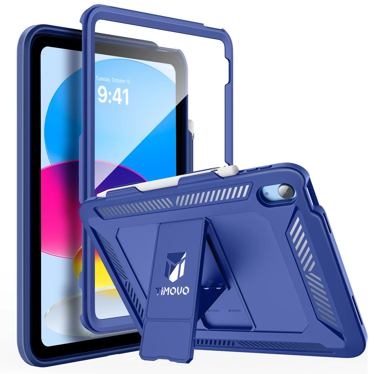 Case for iPad (A16) 11th Generation 11Inch 2025,iPad 10th Gen Case 2022 with Screen Protector Heavy Duty Shockproof Rugged cover