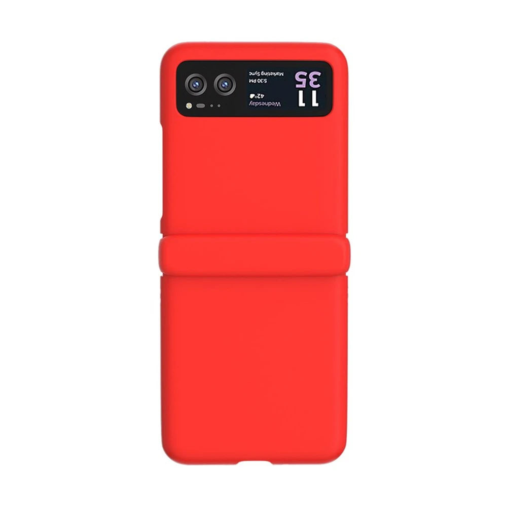 Candy Color Hinge Protective Phone Case For Motorola Razr 70 60 50 40 Ultra Skin Feel Shockproof Cover PC Bumper Shell Funda