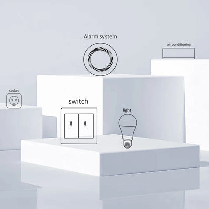 Tuya WiFi Smart Door and Window Sensor Wireless Contact Detector for Home Automation and Security System Door Sensor