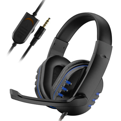 Headphones 3.5mm Wired Gaming Headset,Earphones Music For PS4,Game PC Chat Computer With Microphone