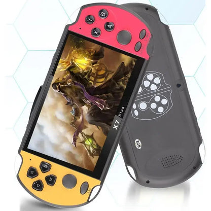 Nostalgic 8G double joystick PSP game console 5.1 inch high definition large screen x7 plus handheld game console
