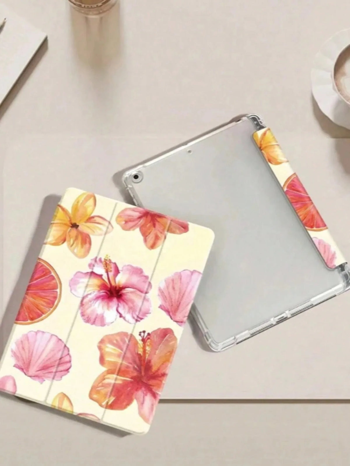 INS Hibiscus Flower Tablet Case PAD CASE For iPad pro 10/11/2020/6th/7th /8th /Air 3rd/Air 4th/9th gen/Air 5th Gen 2022/Air 11