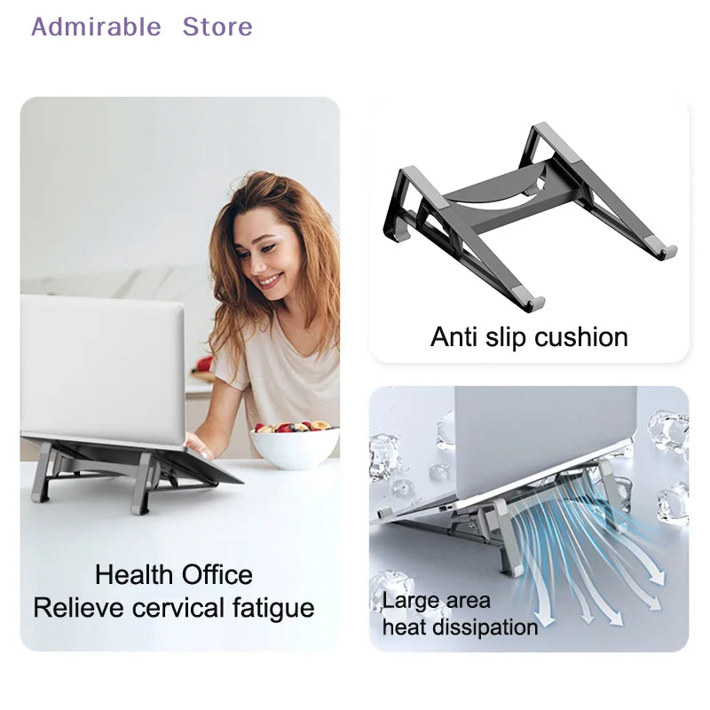 [W]2in1 Laptop Vertical Holder Tablet Notebook Computer Heightening Stand Bracket For  For  Pro For Office Studio