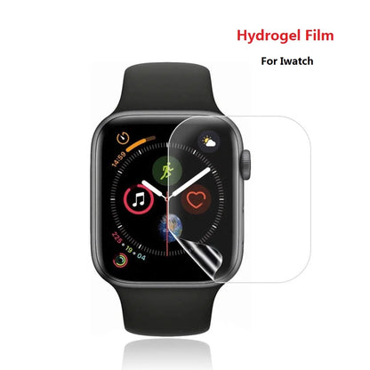Soft Hydrogel Film For Apple Watch 9 8 7 6 5 4 SE 45mm 44mm 42mm 41mm 40mm 38mm Screen Protector Watch Series Ultra 3 2 1 49MM