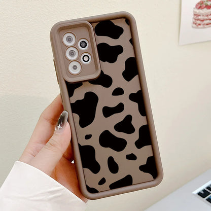 Leopard Pattern Case For Samsung Galaxy S25 Ultra Case Samsung S26 Ultra S24 FE S25 Plus S23 S22 S21 S20 FE A73 5G Cases Cover