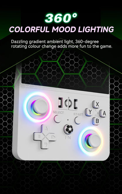 New Max2 Retro Handheld Game Console Linux System 4.5 Inch IPS Screen 64G/128G Portable Pocket Player Built-in 18000+ Games