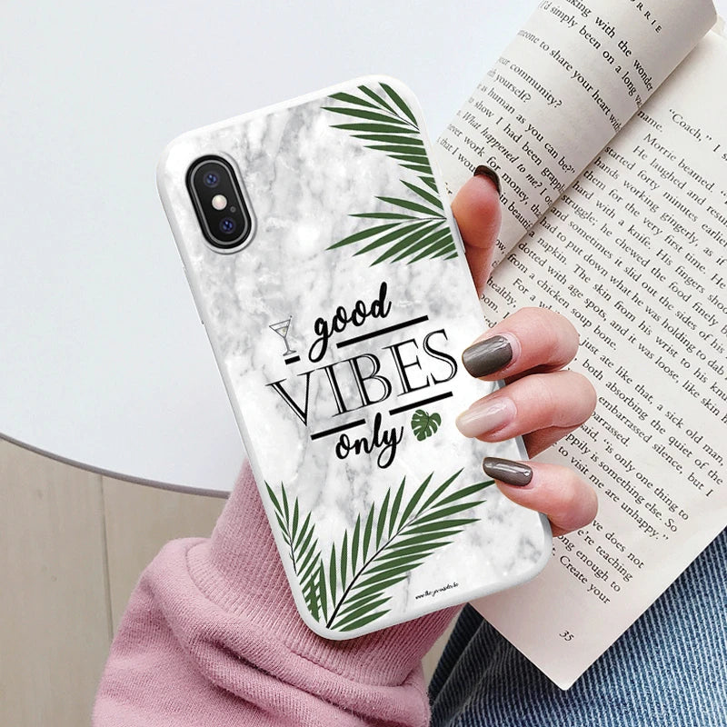 Fashion Marble Cover For iphone X XS MAX Soft Protective Cases Silicone Coque Bumper Fundas For iphone X XSMA iphoneX Shell Bags