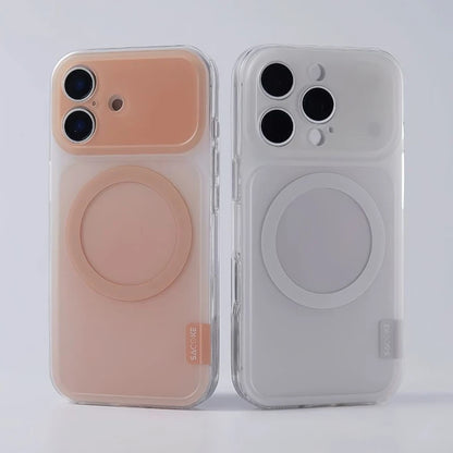 Gradient Color Skin-Feel Matte Silicone Button Case For iPhone 18 Pro Max 17 16 15 14 Pro for Magsafe Wireless Charging PC Cover