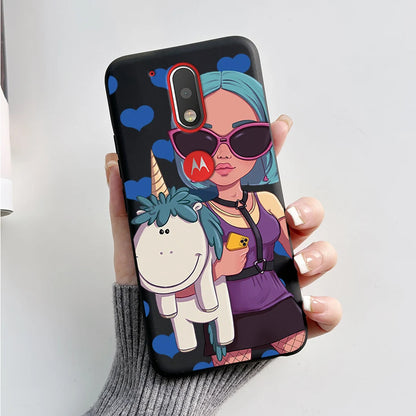 Case for Motorola Moto G4 / Moto G4 Plus / Moto G4 Play Back Cover Fashion Marble Silicone Soft TPU Protective Phone Cases Coque