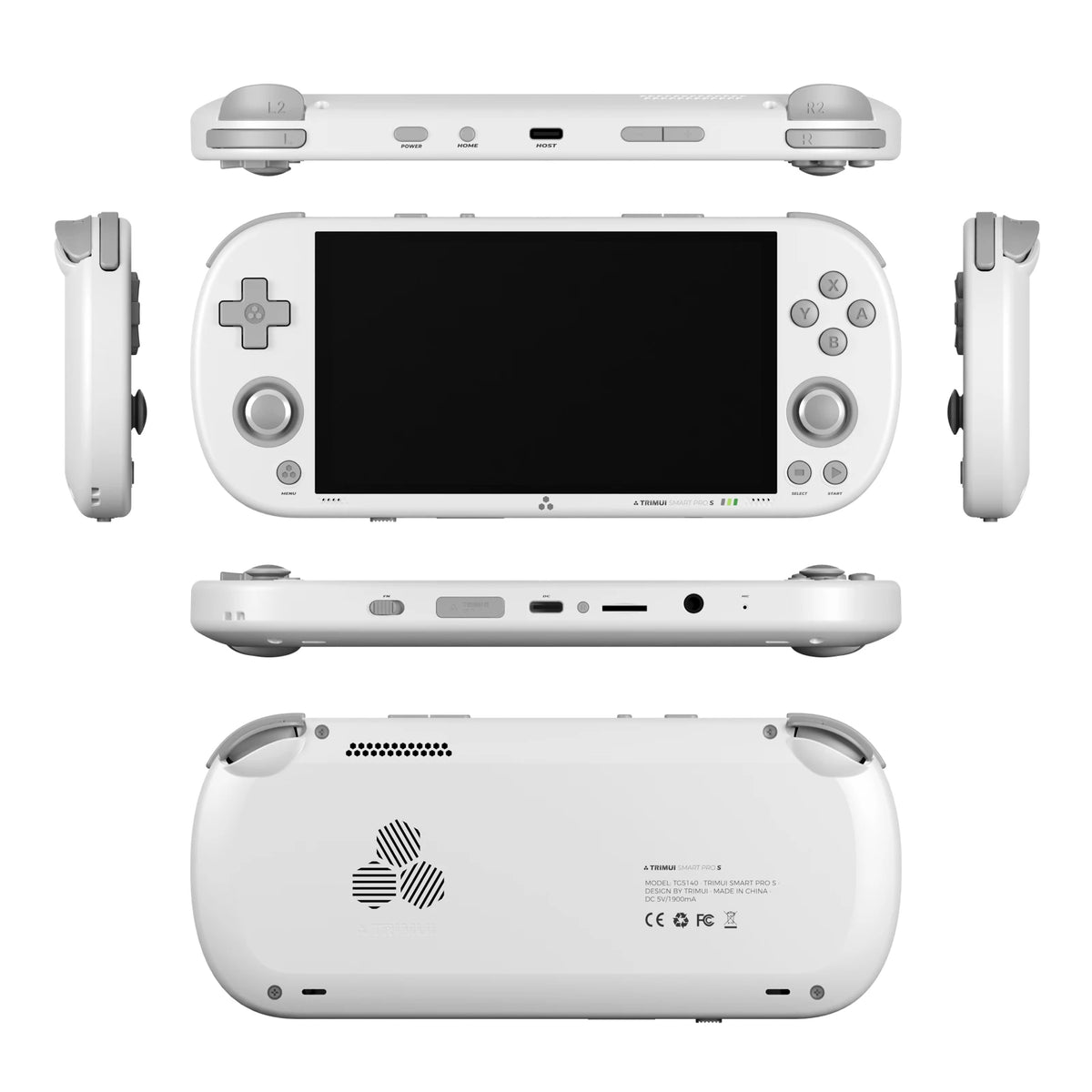 Trimui Smart Pro S TG5050 Handheld Game Console - Best for PSP Game, Octa-core 2.0GHz 4.96" IPS Display RGB LED 5000mAh Battery