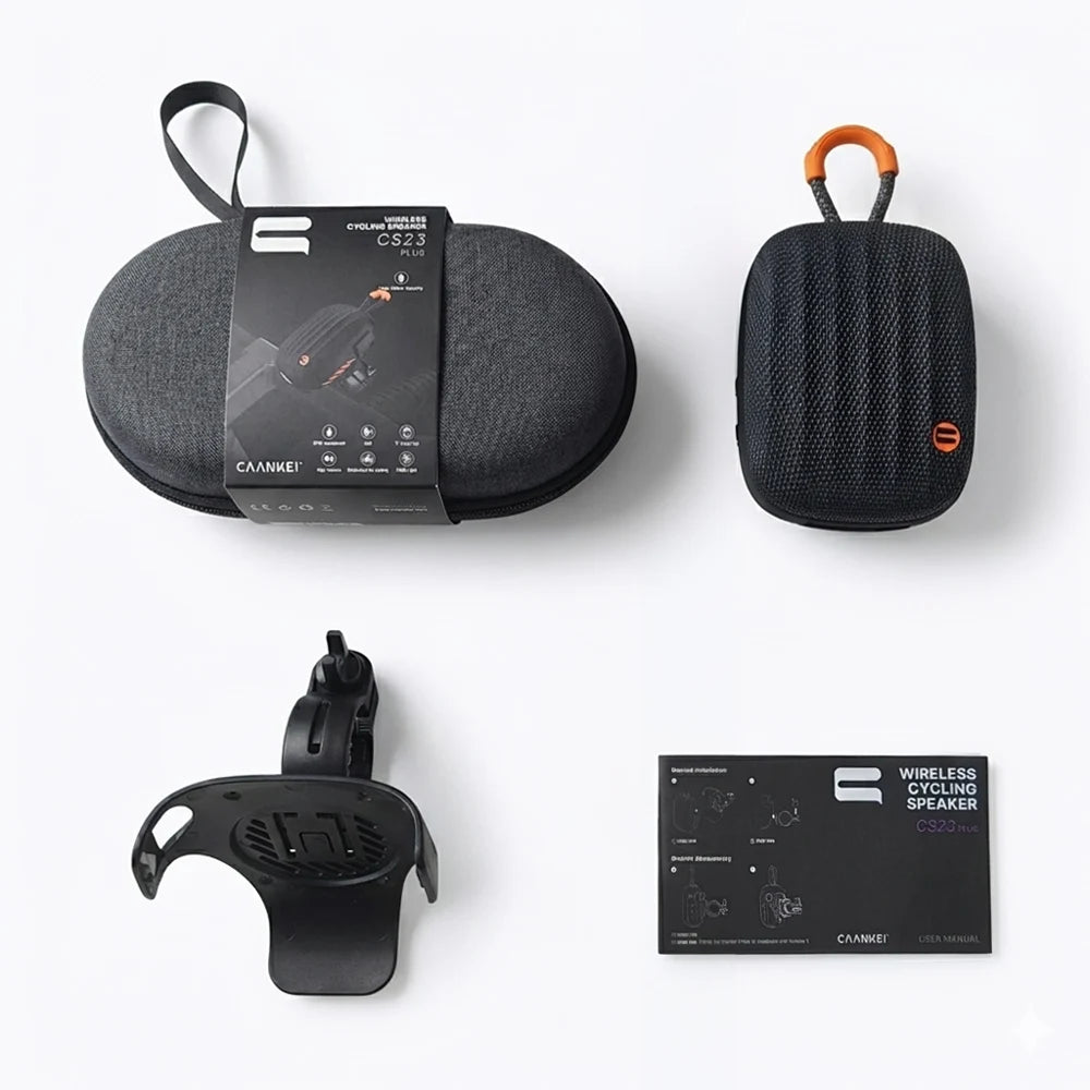 CW23 Portable Bluetooth Speaker IPX7 Waterproof TWS Bike Handlebar Subwoofer For Bicycle Scooter Outdoor Cycling Hot Sale