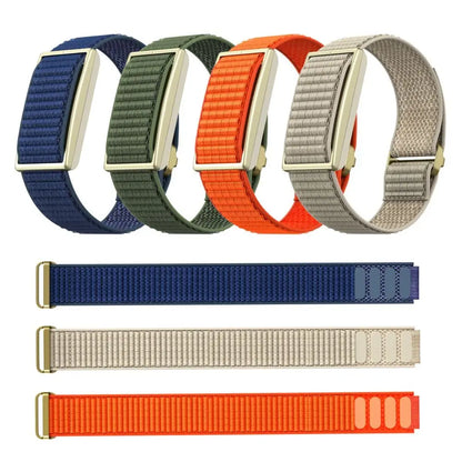 Nylon Sport Band Adjustable Loop Design Fitness Tracker Strap Breathable Replacement Wristband for Polar Loop for Men Women