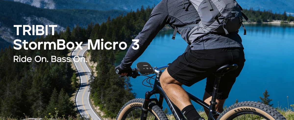 Tribit StormBox Micro 3 Wireless Speaker,13W XBass Sound,BT 6.0, 24H Playtime,IP68,TWS,Strap & Magnetic Mount for Bike/Outdoor