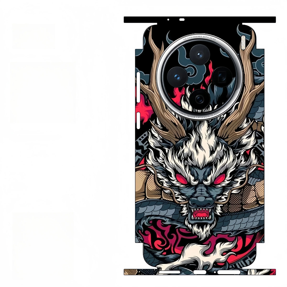 Colorful Sticker for VIVO X200 X300 PRO Back Screen Protector with Hing Side Skin  Protective Film