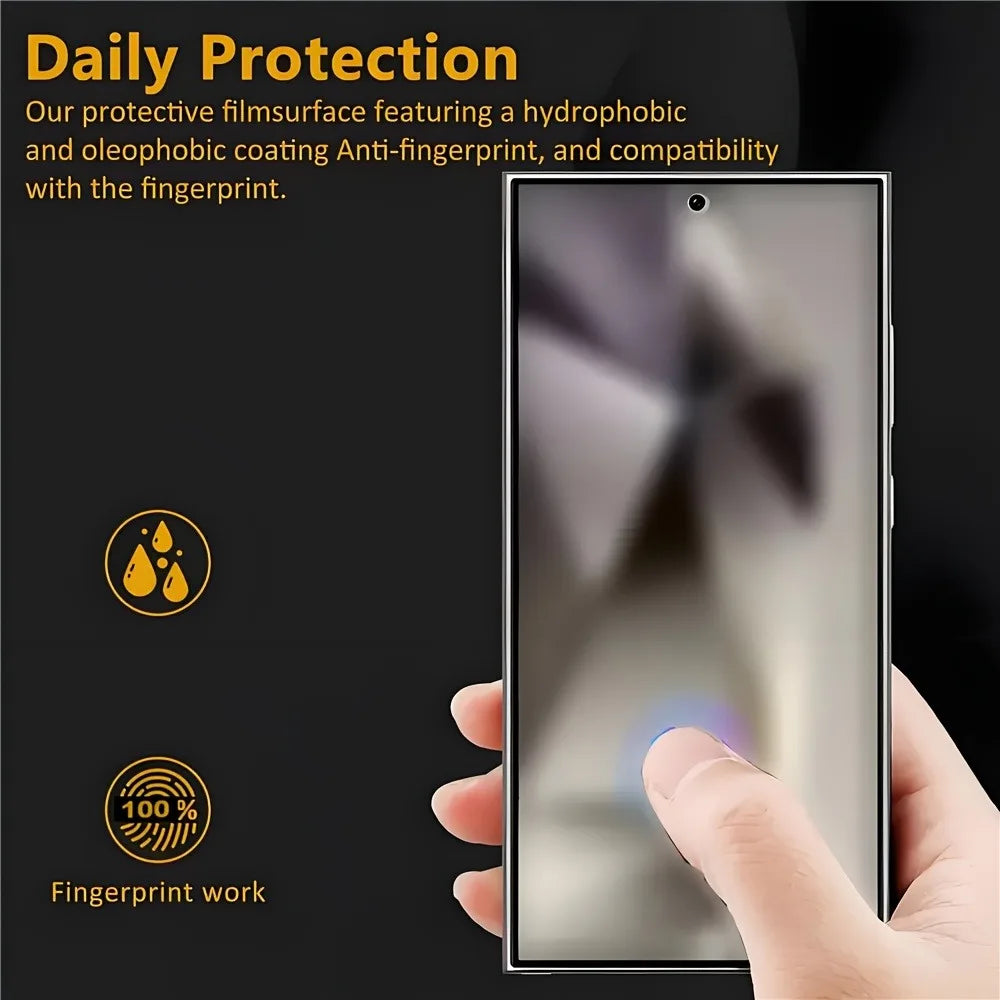 2Pcs Ultra HD Tempered Glass for Samsung Galaxy S26 S25 S24 Ultra S23 S22 S21 Plus S24 S25 FE Edge Anti-Scratch Screen Protector