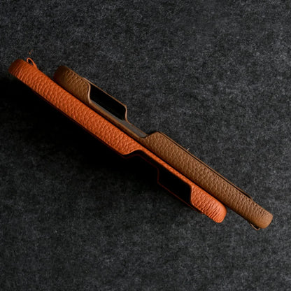 Multifunctional Charging Cable Lanyard Genuine Leather Case for IPhone 18 Pro Max 17Pro 16 15 14 13Pro Crossbody Strap Card Slot