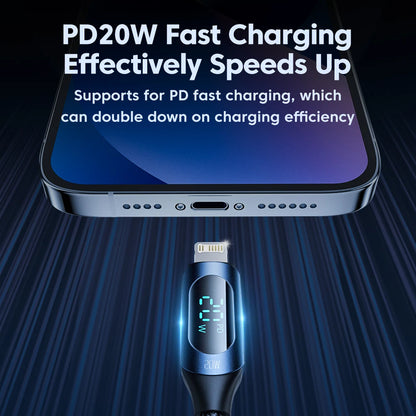 Toocki USB C Lighting Cable For iPhone 14 13 12 Pro Max X Xr 8 7 Plus PD 20W Fast Charger Lighting Data Wire Cord For iPad 1m