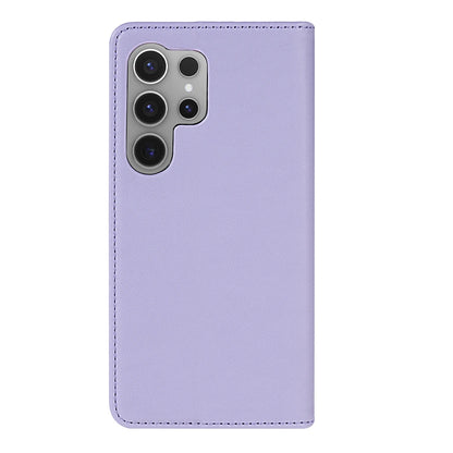 Wallet Skin Friendly Magnetic Slot Flip Leather Case For Samsung Galaxy S26 Ultra S25 Edge S24 FE S23 Plus S22 S21 S20FE S10+