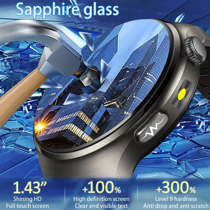 2026 New AI-Diagnosis Care Smartwatch ECG+PPG Accurate Uric Acid Blood Pressure Body Fat Five Organ Fitness Waterproof Smartwatc