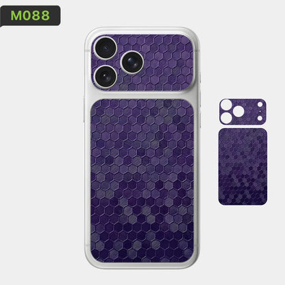 BC02 for Apple iPhone 17 Pro Max /17 Pro/Air Camera with Battery Skin Wrap 3D Colorful Rear Protective Sticker Film