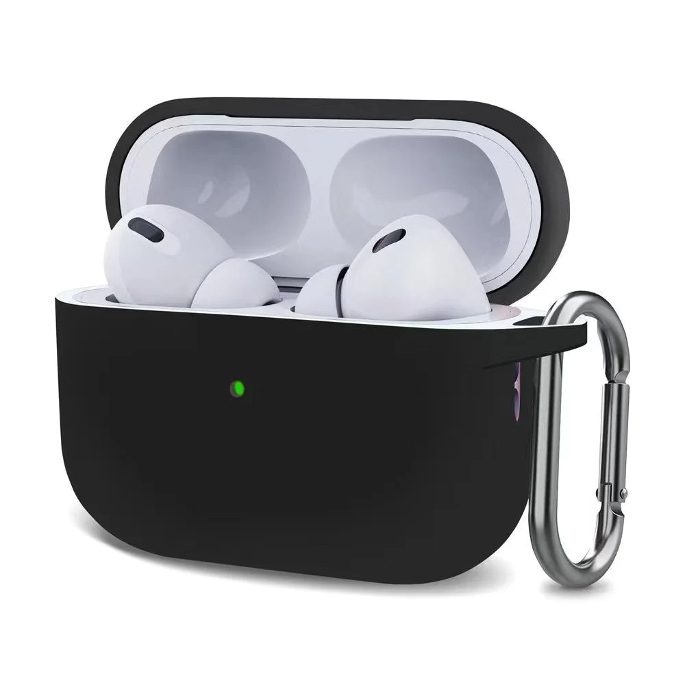 For AirPods Pro2 Case Silicone Earphone Cover For AirPods Pro 2 2nd Generation Cases Headphone Coque Protective Sleeve With Hook