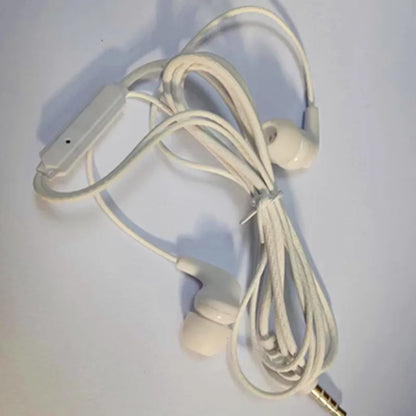 1 Pcs Fashion  4 Colors Super Bass With Built-in Microphone 3.5mm In-Ear Wired Earphone Hands Free For Smartphones Earbuds