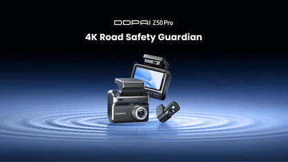 DDPAI Z50 Pro Dash Cam 4K Car DVR 3"IPS Screen 5GHz WiFi GPS ADAS 24H Parking Monitor Front and Rear Dashcam Car Camera