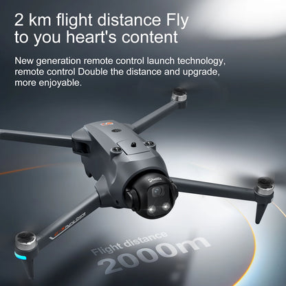 ZNLYRION YL059 GPS Foldable Drone With Large Screen Remote 180 Electric Adjustable Camera All Round Obstacle Avoidance Brushless Motor 5G FPV RC Quadcopter