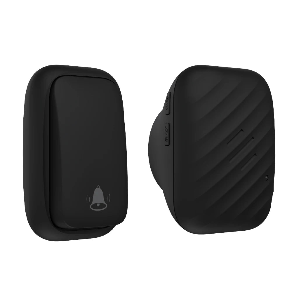 New Long-Range Self Powered Wireless Door Bell No Battery Waterproof 60 Ringtones Kinetic Doorbell EU US UK Plugs Optional