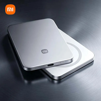 Xiaomi Jinshajiang Power Bank 5000mAh Magnetic Ultra Slim 15W Wireless Fast Charging Portable External Battery for iPhone 15-17