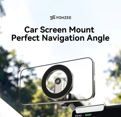 YZ Magnetic Car Phone Holder for Tesla Model YL Y 3  Car Display Screen Side 360 Degree Rotation Car Mount for all iPhone 17 18