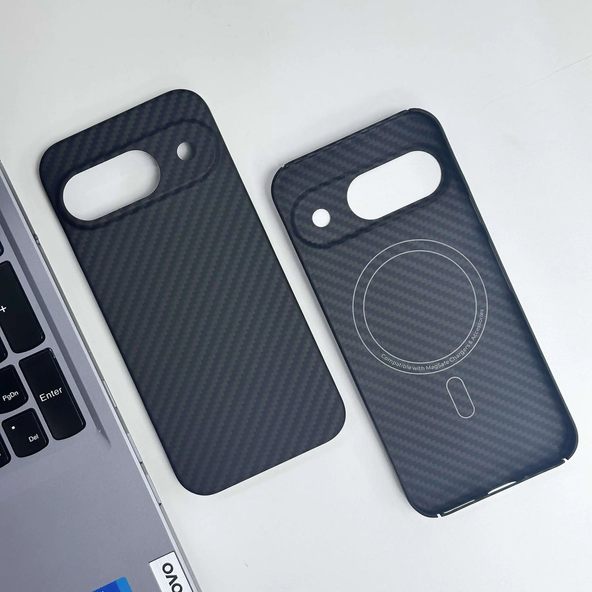 For Google Pixel 9 /9 Pro/9 ProXL/ 9A, 600D/1500D Kevlar Aramid Fiber Case – Magnetic, Ultra-Thin Hard Shell, Shockproof Cover