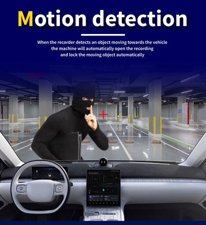 DashCam Car 3Cameras DVR 4Inch Fhd 1080P Auto Video Recorder Three-Lens With Rear View Camera Night Vison Registrator Black Box