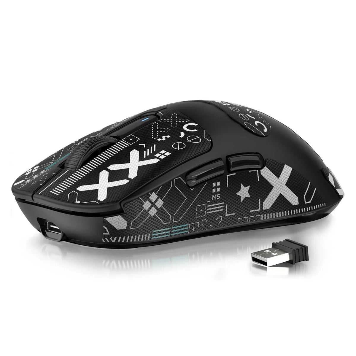 ATTACK SHARK X3 Lightweight Wireless Gaming Mouse, 49g Tri-Mode,PAW3395 26K DPI Sensor, 200h Battery Life,5 Programmable Buttons