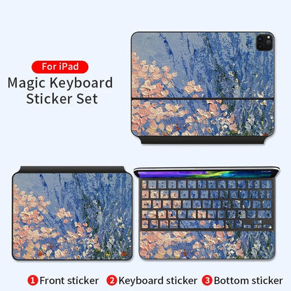 Suitable For Magic Keyboard Skin Sticker 2025 iPad Pro M4 11/13 Inch iPad A16 11in iPad Air M2/4 11 Tablet Sticker Full Decal