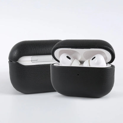 Biobased Eco-Friendly Leather Case For Airpods Pro 3 Airpods4 5 Wireless Earphone Box Headphone Bluetooth Hard Protective Cover