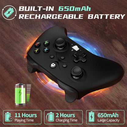 Wireless For XBOX Controller, XBOX ONE Series S/X Console/PC Gaming Gamepad Keys Programming 6 Axis Gyro Turbo Function Win 7/10
