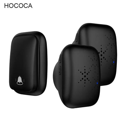 New Long-Range Self Powered Wireless Door Bell No Battery Waterproof 60 Ringtones Kinetic Doorbell EU US UK Plugs Optional