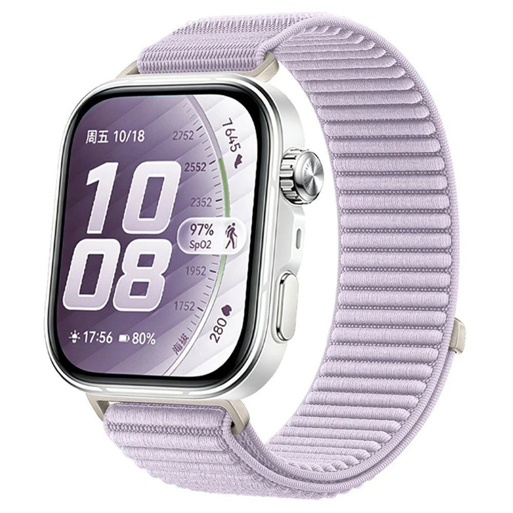 Official Nylon Braided Strap for Huawei Watch Fit 5/5 Pro Breathable Bracelet Watchband Huawei Watch Fit 4 Pro/4/3 Accessories